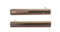 DEF-CON (TF9389-1) "Suit" Manual Folder, 3.65", M390, Satin Brush Drop Point Blade, Bronze Titanium Handle with Carbon Fiber Inlays, Frame Lock