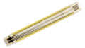 Boker (110834) "Trapper" Non-Locking Folder, 3.125" D2 Mirror Polish Clip Point/Spey Blades, Smooth Yellow Derlin Handle, Slip Joint