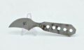 PIERRE SUPPER/FRED PERRIN (FP1904-E) "Engraved Fruit Knife" Fixed Blade, 1.75" 440C Hawkbill Blade, Skeleton Handle, Black Kydex Sheath