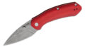 Case (36651) "Westline" Assisted Open Folder, 3.19" CPM S35VN Stonewash Drop Point Blade, Red Anodized  Aluminum Handle, Liner Lock