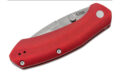 Case (36651) "Westline" Assisted Open Folder, 3.19" CPM S35VN Stonewash Drop Point Blade, Red Anodized  Aluminum Handle, Liner Lock