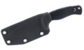 Akeron (AKN003) "Eklipse" Fixed Blade, N690 3" Stonewash Clip Point Blade, Black G-10 Handle, Black Kydex Sheath