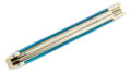 Boker (110828) "Trapper" Non-Locking Folder, D2 Mirror Polish Clip Point/Spey Blades, Blue Smooth Bone Handle, Slip Joint
