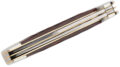 Boker (110861) "Copperhead" Non-Locking Folder, D2 Mirror Polish Clip Point/Spey Blades, Brown Jigged Handle, Slip Joint