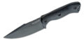 KA-BAR (BK18BK) "Becker Black Harpoon" Fixed Blade, 4.5" 1095 Cro-Van Black Harpoon Blade, Black Ultramid Handle, Black Nylon Sheath
