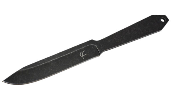 Fred Perrin (FP1906) "Le Lance" Fixed Blade, 5.75" 440C Dark Stonewashed Clip Point Blade, Skeleton Handle, Black Kydex Sheath