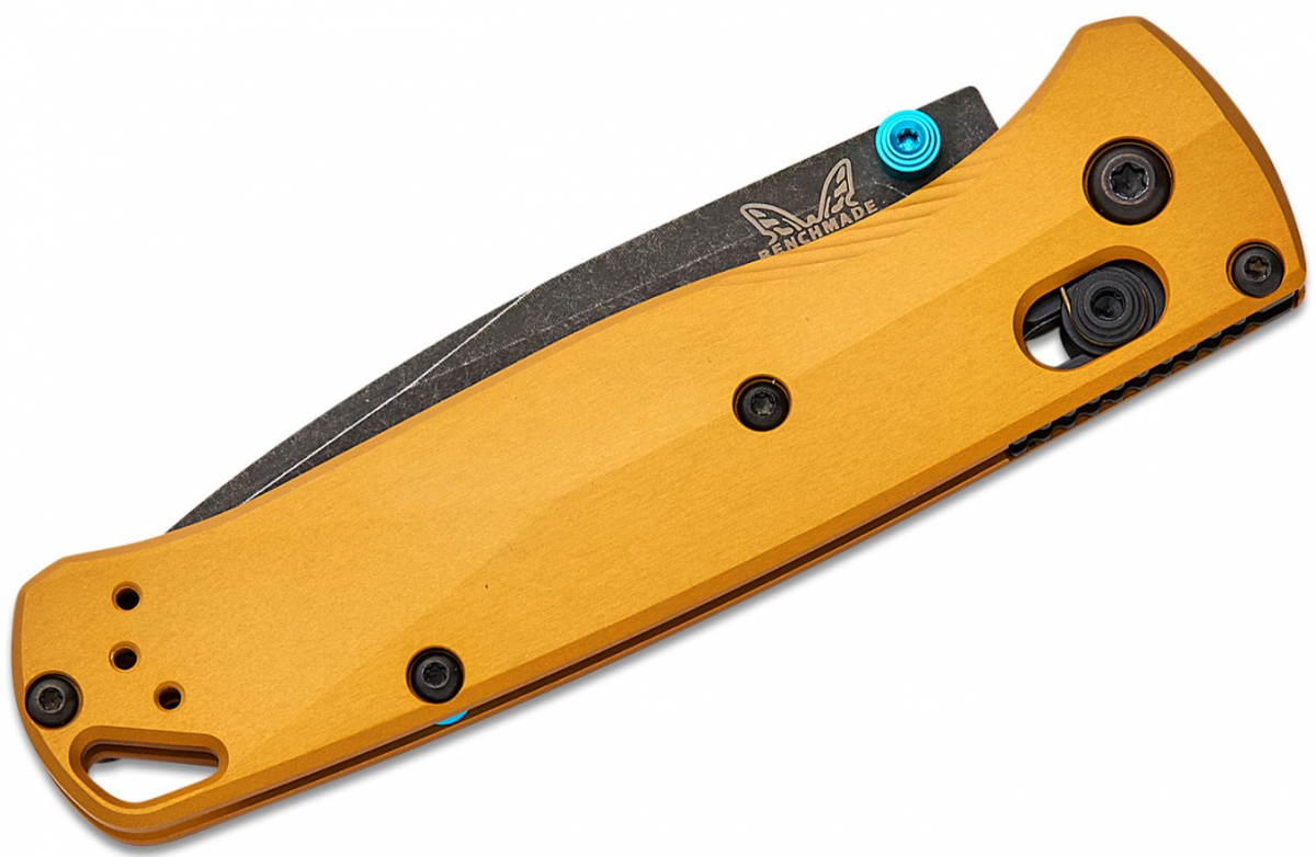 Benchmade 535BK-07 "Bugout" AXIS-Lock Knife, Burnt Brass & M390 - Image 3