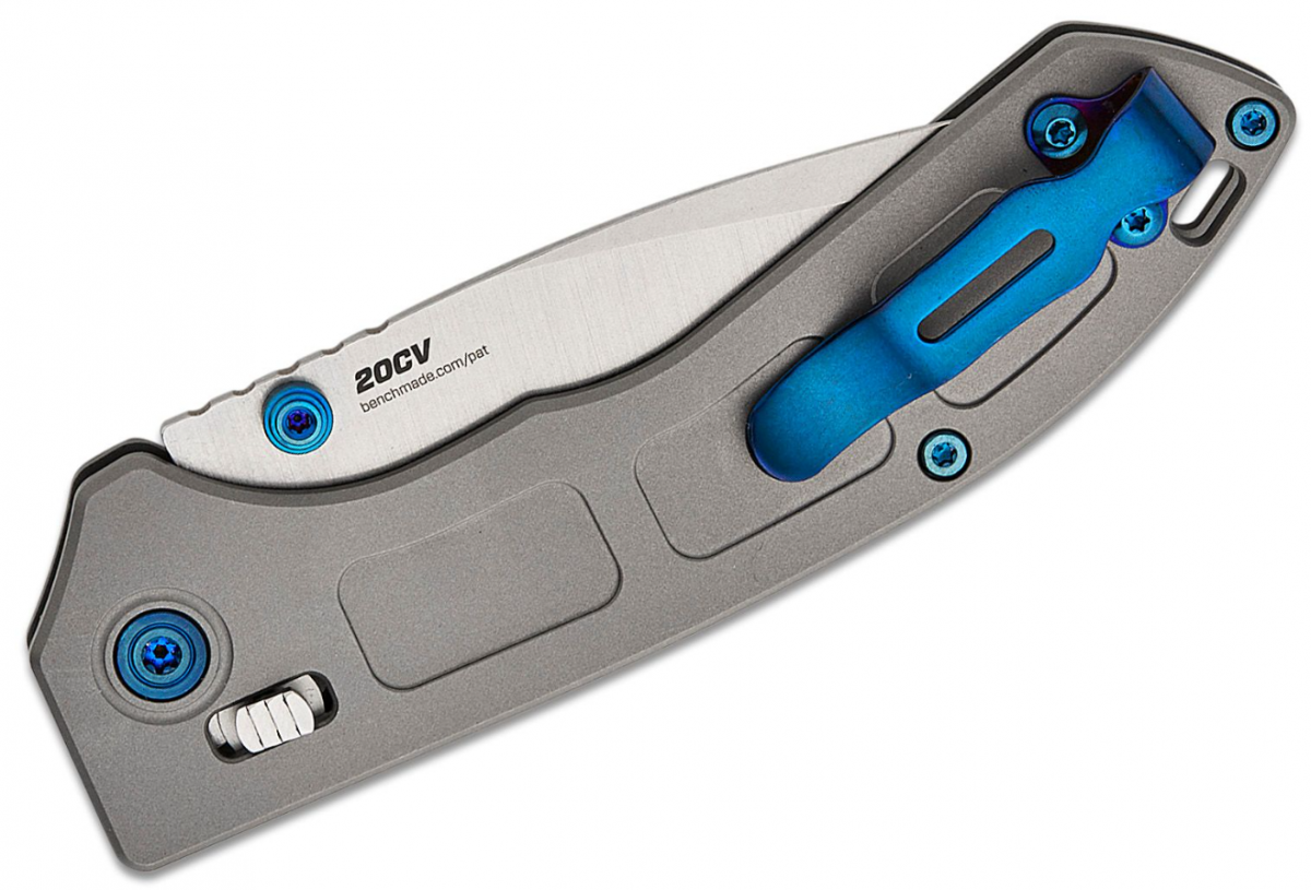 Benchmade 743 Mini Narrows AXIS-Lock Knife, Gray Titanium & CPM-20CV - Image 4