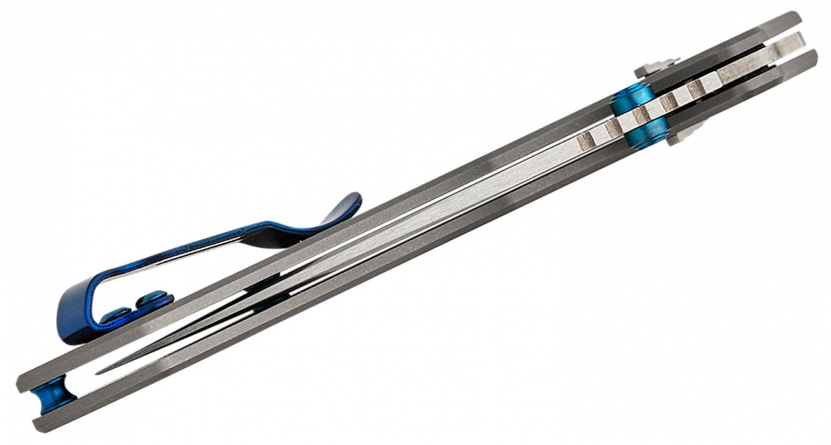 Benchmade 743 Mini Narrows AXIS-Lock Knife, Gray Titanium & CPM-20CV - Image 5