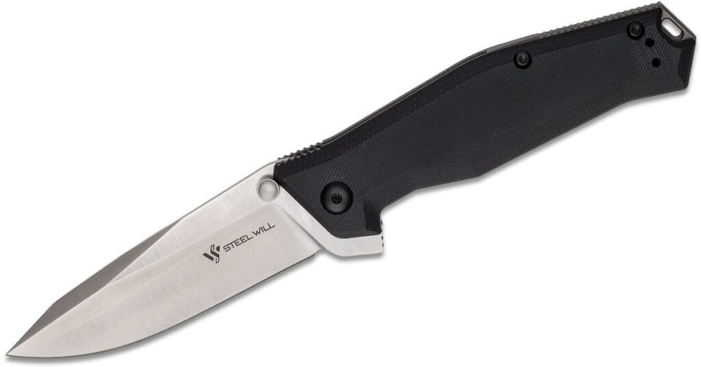 steel-will-1150-apostate-manual-folder-3-58-s35vn-satin-drop-point-blade-black-g-10-titanium-handle-frame-lock