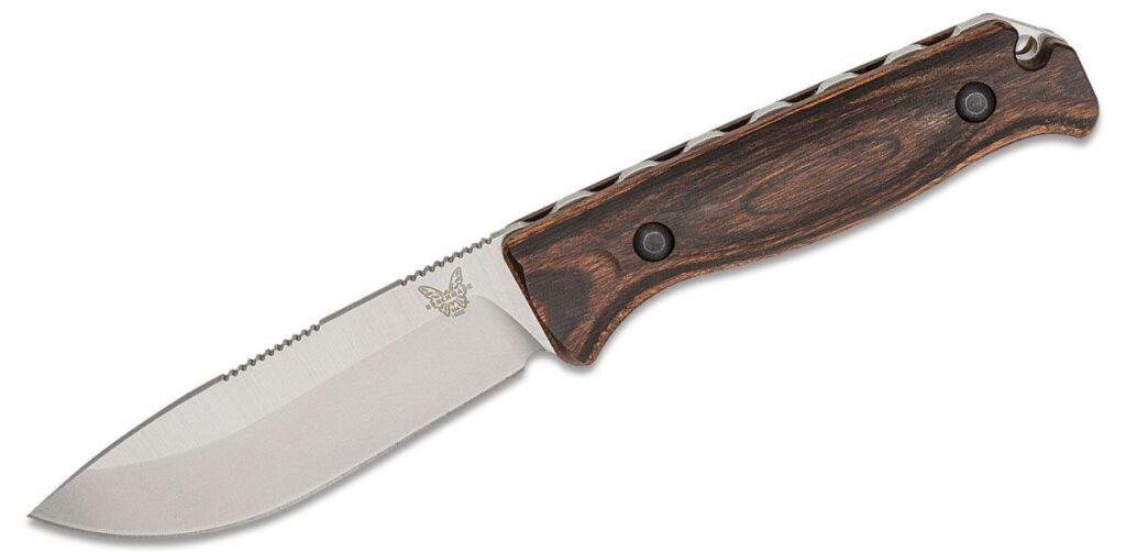 benchmade-15002-saddle-mountain-skinner-fixed-blade-4-20-cpm-s30v-satin-drop-point-blade-stabilized-wood-handle-brown-leather-sheath