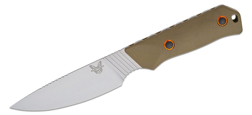 benchmade-15600-01-raghorn-fixed-blade-4-64-cpm-s30v-satin-drop-point-blade-od-green-g-10-handle-orange-boltaron-sheath
