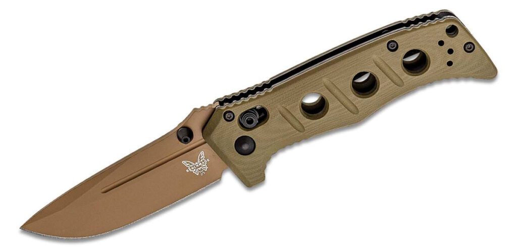 benchmade-273fe-2-mini-adamas-manual-folder-3-25-cpm-cruwear-fde-cerekote-drop-point-blade-od-green-g10-handle-axis-lock
