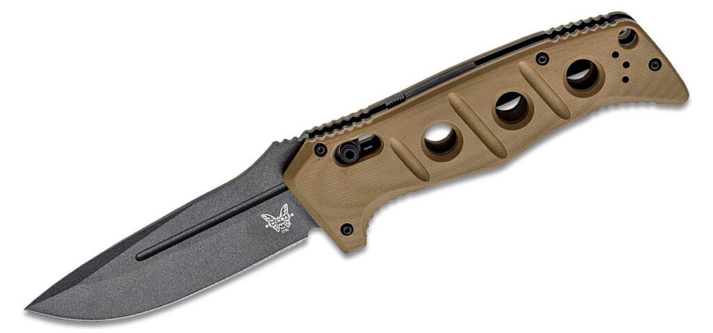 benchmade-2750gy-3-auto-adamas-automatic-folder-3-82-cpm-cruwear-tungsten-grey-cerekote-drop-point-blade-black-g10-handle-axis-lock