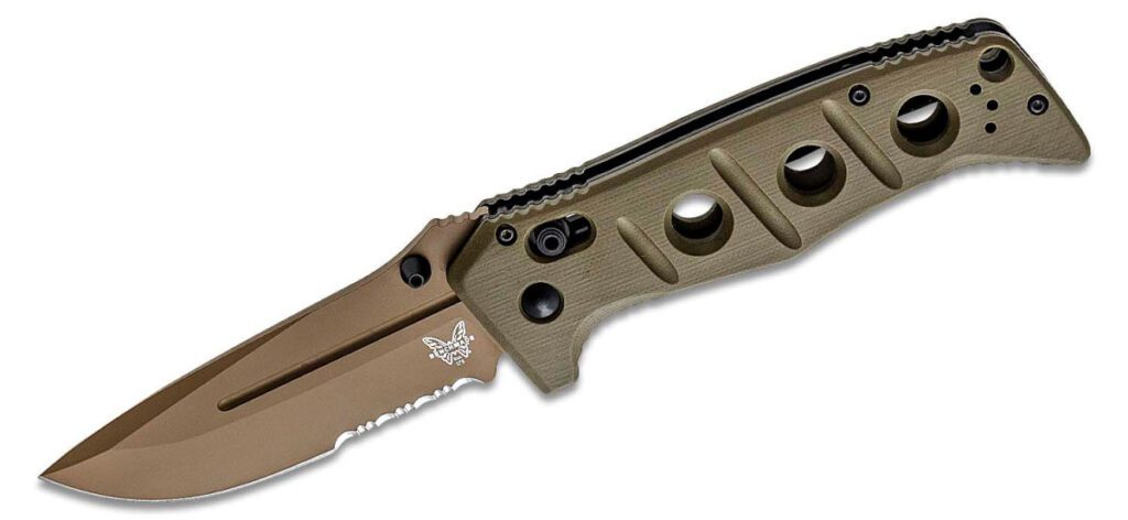 benchmade-275sfe-2-adamas-manual-folder-3-82-cpm-cruwear-fde-cerekote-partially-serrated-drop-point-blade-od-green-g10-handle-axis-lock