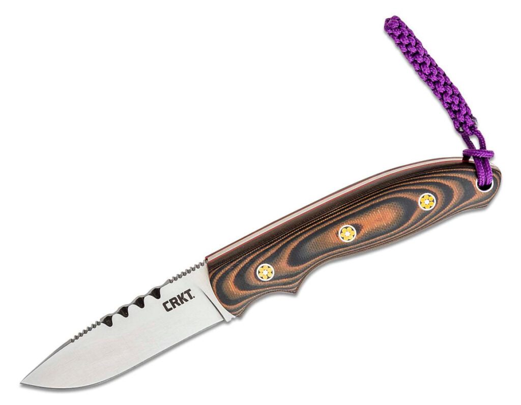 crkt-2861-hunt-n-fisch-fixed-blade-2-99-9cr18mov-satin-drop-point-blade-black-brown-g-10-handle-brown-leather-sheath