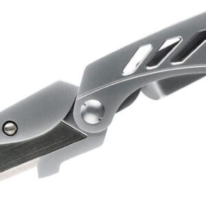 Gerber (0345) "EAB Exchange-A-Blade LITE" Manual Folder, 1.5" Stainless Steel Utility Blade, Stainless Steel Handle