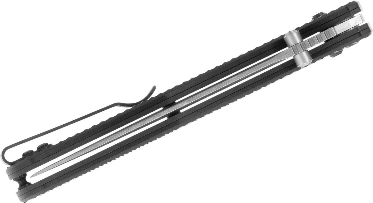 Benchmade (417) "Fact" Manual Folder, 3.95" CPM-S30V Black DLC Drop Point Blade, Black 6061-T6 Aluminum Handle, AXIS Lock - Image 3