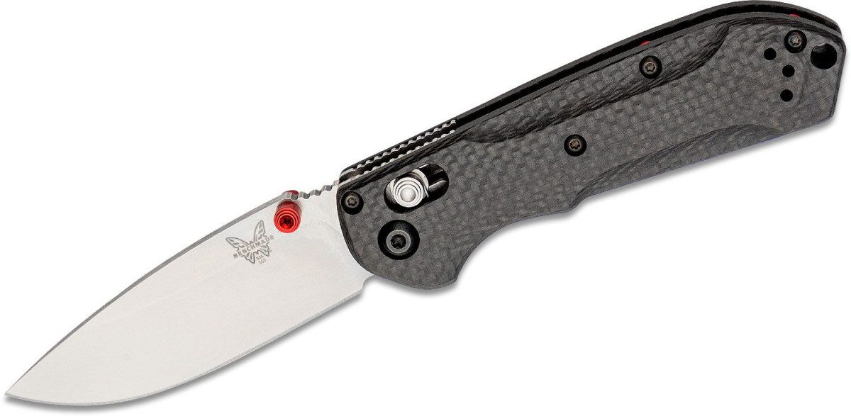 Benchmade (565-1) "Mini Freek" Manual Folder, 3.00" CPM-S90V Drop Point Blade, Carbon Fiber Handle, AXIS Lock