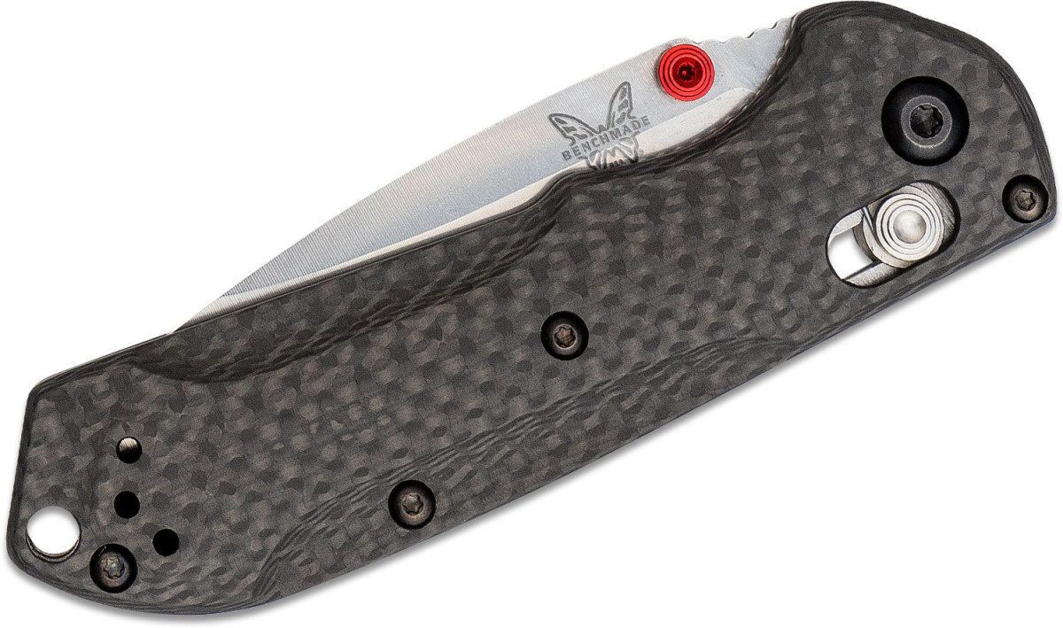Benchmade (565-1) "Mini Freek" Manual Folder, 3.00" CPM-S90V Drop Point Blade, Carbon Fiber Handle, AXIS Lock - Image 2
