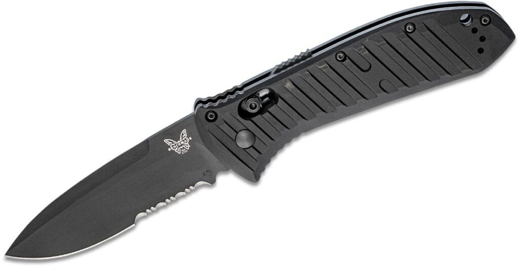 benchmade-5700sbk-auto-presidio-ii-automatic-folder-3-72-cpm-s30v-black-dlc-partially-serrated-drop-point-blade-black-6061-t6-aluminum-handle-axis-lock