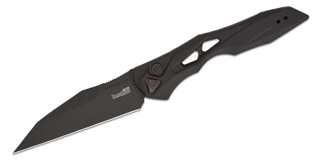 kershaw-7650blk-launch-13-automatic-folder-3-50-cpm-154-black-dlc-wharnclliffe-blade-black-anodized-aluminum-handle-push-button-lock