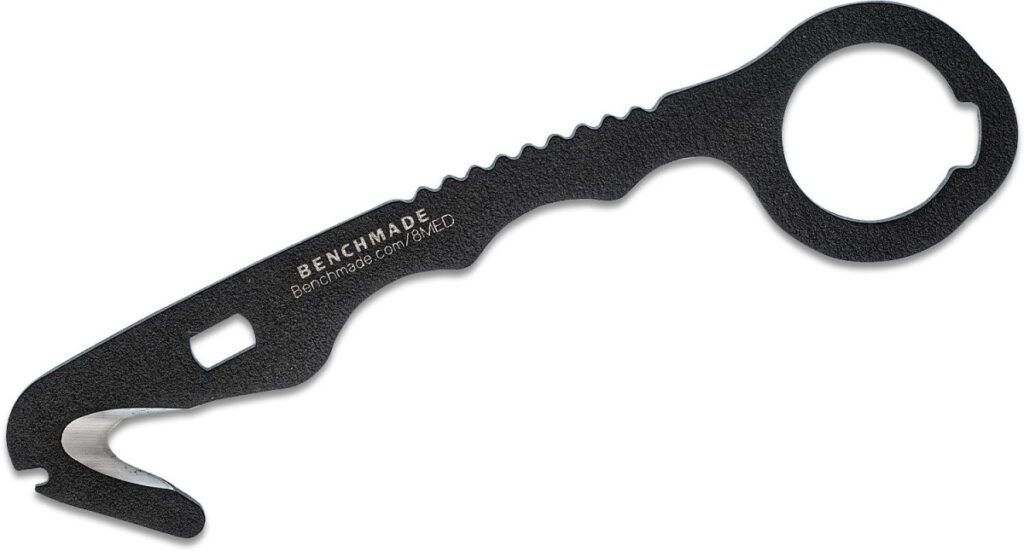 benchmade-8blkwmed-8-hook-02-wrench-fixed-rescue-hook-6-5-440c-black-cerakote-hook-blade-with-oxygen-bottle-wrench-dip-coated-handle-nylon-sheath