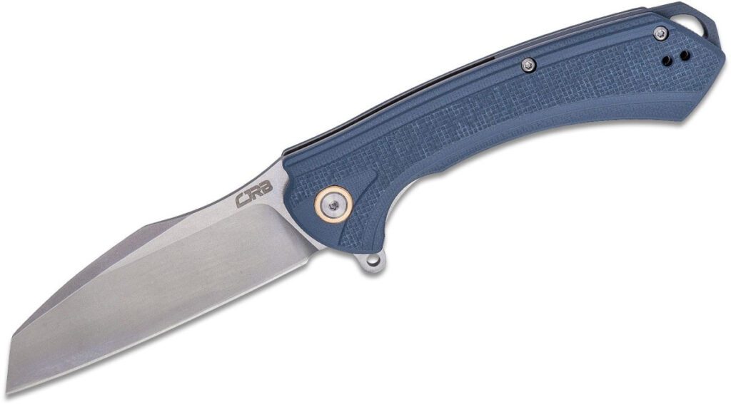 cjrb-j1909gyf-barranca-manual-folder-3-72-d2-stonewash-modified-wharncliffe-blade-blue-g-10-handle-liner-lock
