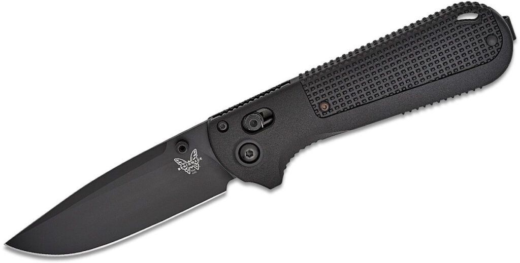 benchmade-430bk-02-redoubt-manual-folder-cpm-d2-3-55-black-cerakote-drop-point-blade-black-grivory-handle-axis-lock
