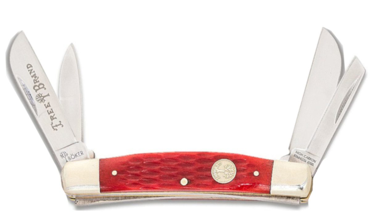 boker-110745-congress-non-locking-folder-2-20-2-24-stainless-steel-mirror-polished-spear-point-sheepsfoot-wharncliffe-blades-red-jigged-bone-handle-slip-joint