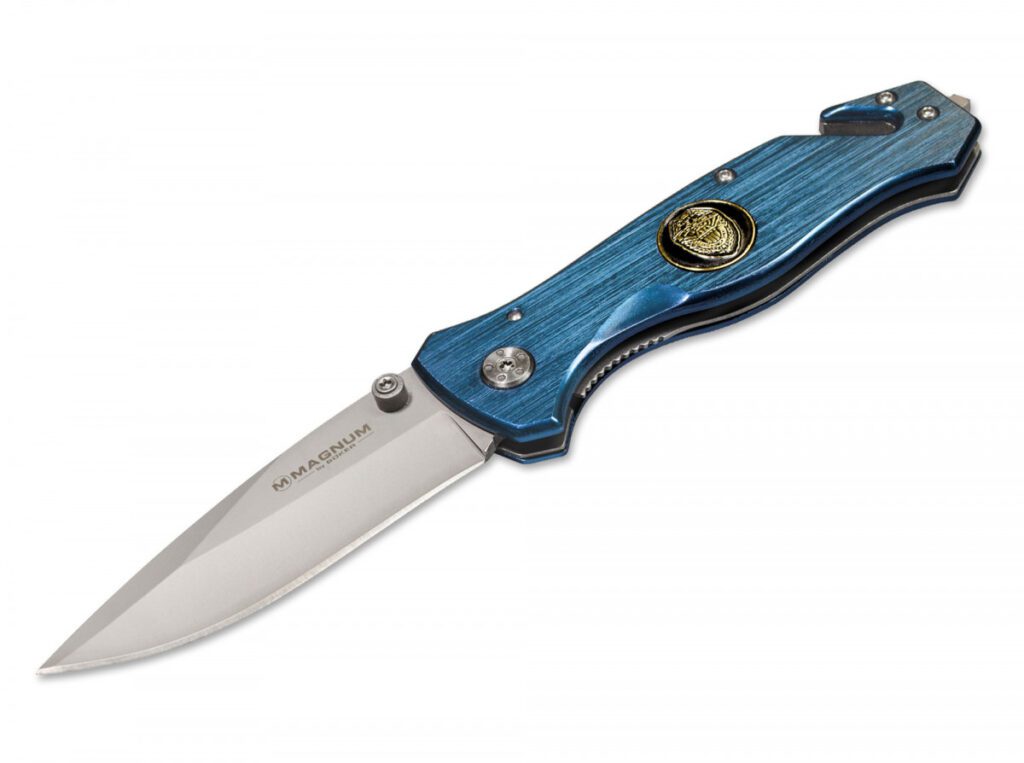 boker-magnum-01mb365-police-rescue-manual-folder-3-375-440a-satin-drop-point-blade-rescue-hook-blue-aluminum-handle-liner-lock