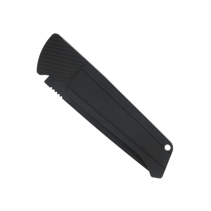 Cobratec (CTVIPERHRBLK) "Viper Hidden Release Black" Automatic Folder, 3.125" D2 Black Drop Point Blade, Black Aluminum Handle, Bolster Lock - Image 3