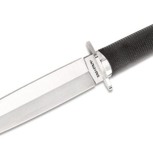 Cold Steel (35AA) "Tai Pan" Fixed Blade, 7.5" VG10 San Mai Satin Dagger Blade, Black Kray-Ex Handle, Secure-Ex Sheath