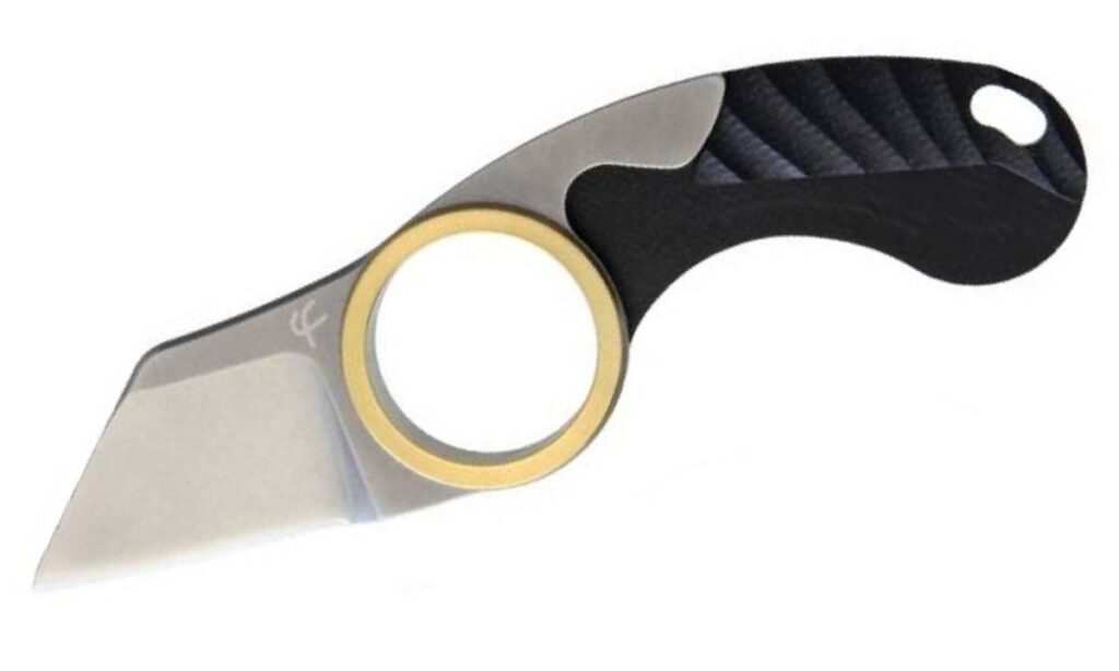 fred-perrin-fpgspl-folding-shark-non-locking-folder-1-37-440c-satin-wharncliffe-blade-black-g-10-handle-black-kydex-sheath-friction-lock