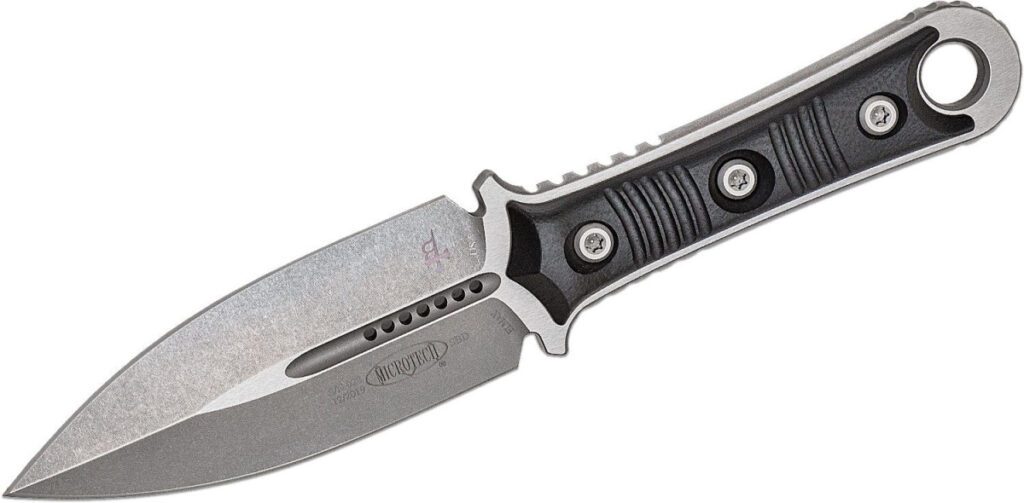 microtech-201-10sbd-sbd-fixed-blade-4-375-m390-stonewashed-dagger-blade-milled-black-g-10-handle-carbon-fiber-kydex-sheath
