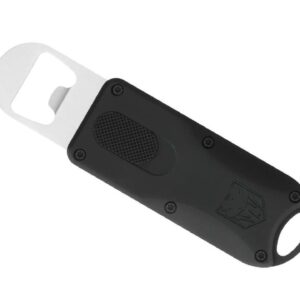 Cobratec CTOTFBOBLK OTF Bottle Opener Black Anodized Aluminum Handle