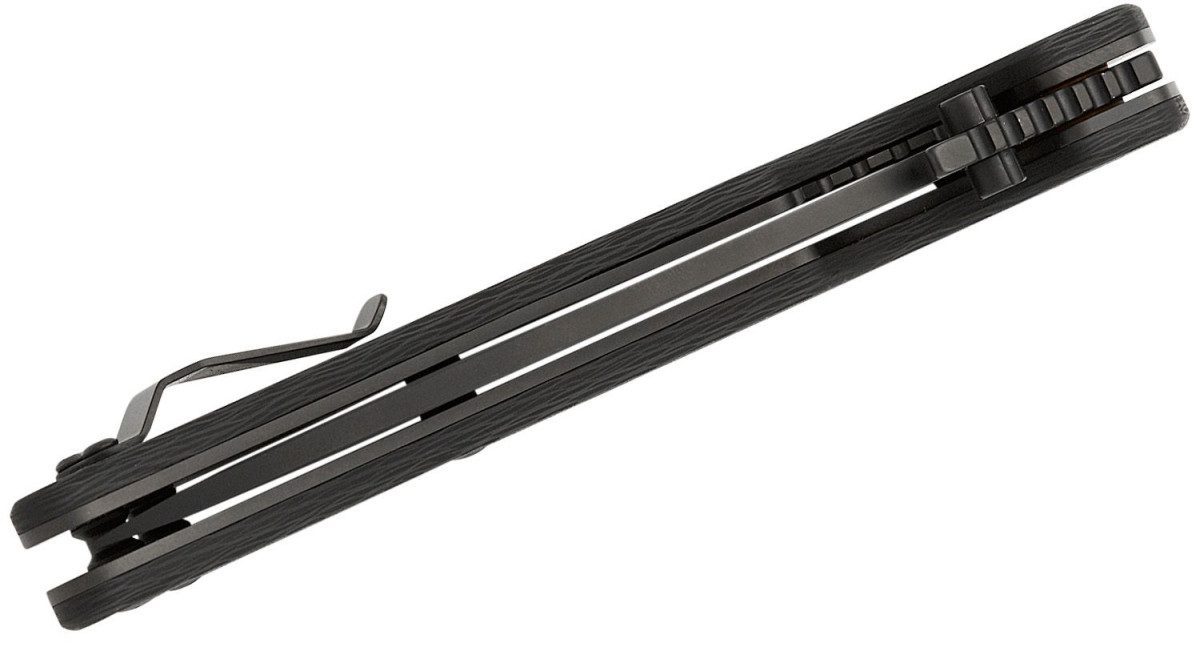 Southern Grind (SG03030201) "Bad Monkey" Manual Folder, 4.00" 14C28N Black PVD Drop Point Blade, Black G-10 Handle, Liner Lock - Image 3