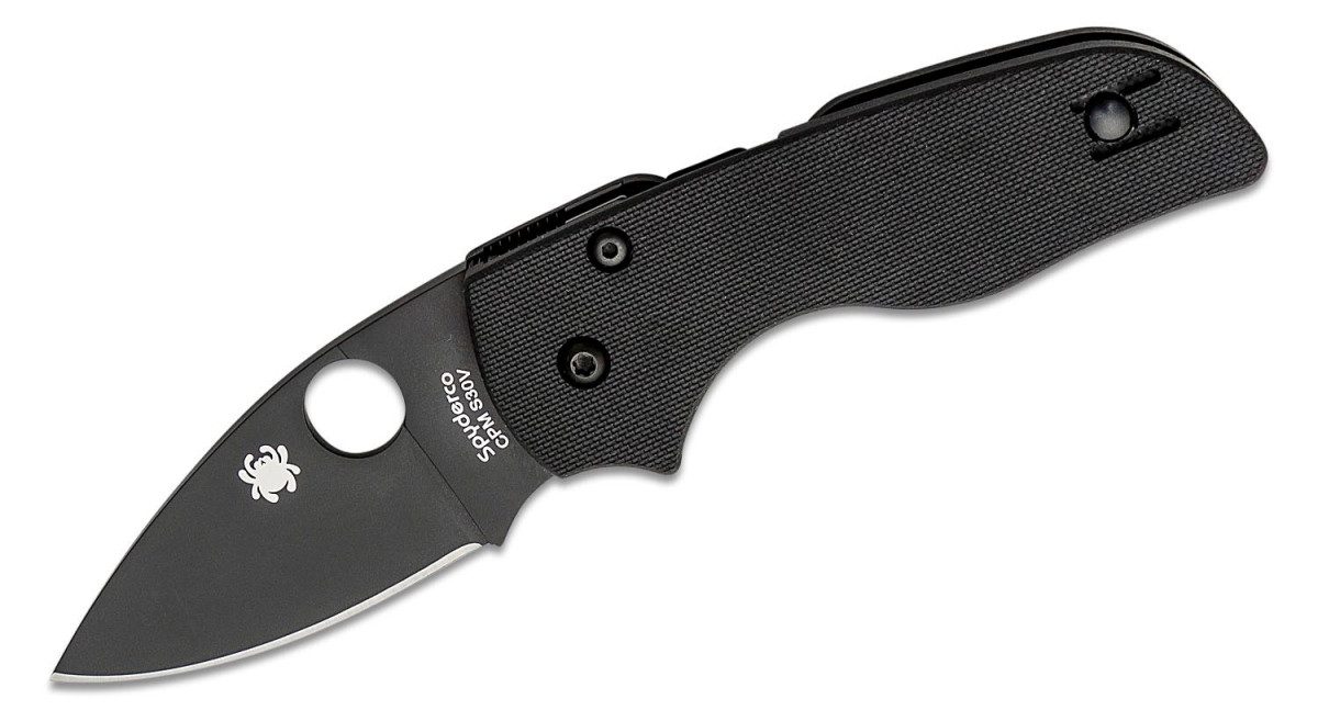 spyderco-c230gpbbk-lil-native-manual-folder-2-42-cpm-s30v-black-dlc-drop-point-blade-black-g-10-handle-compression-lock