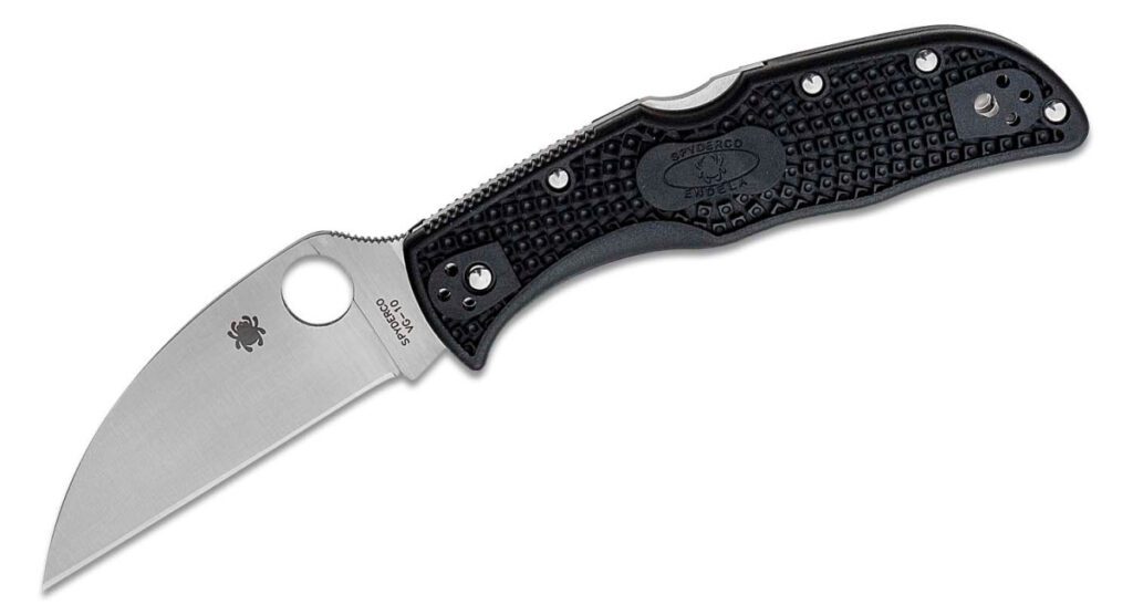 spyderco-c243fpwcbk-endela-manual-folder-3-40-vg-10-satin-wharncliffe-blade-black-frn-handle-lock-back