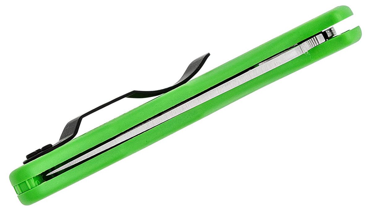 Spyderco (C88FPGR2) "Salt 2" Manual Folder, 3.00" LC200N Satin Sheepsfoot Blade, Green FRN Handle, Lock Back - Image 3