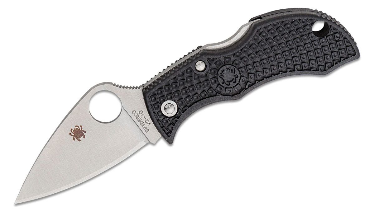 spyderco-mbklfp-man-bug-manual-folder-1-90-vg-10-satin-drop-point-blade-black-frn-handle-lock-back