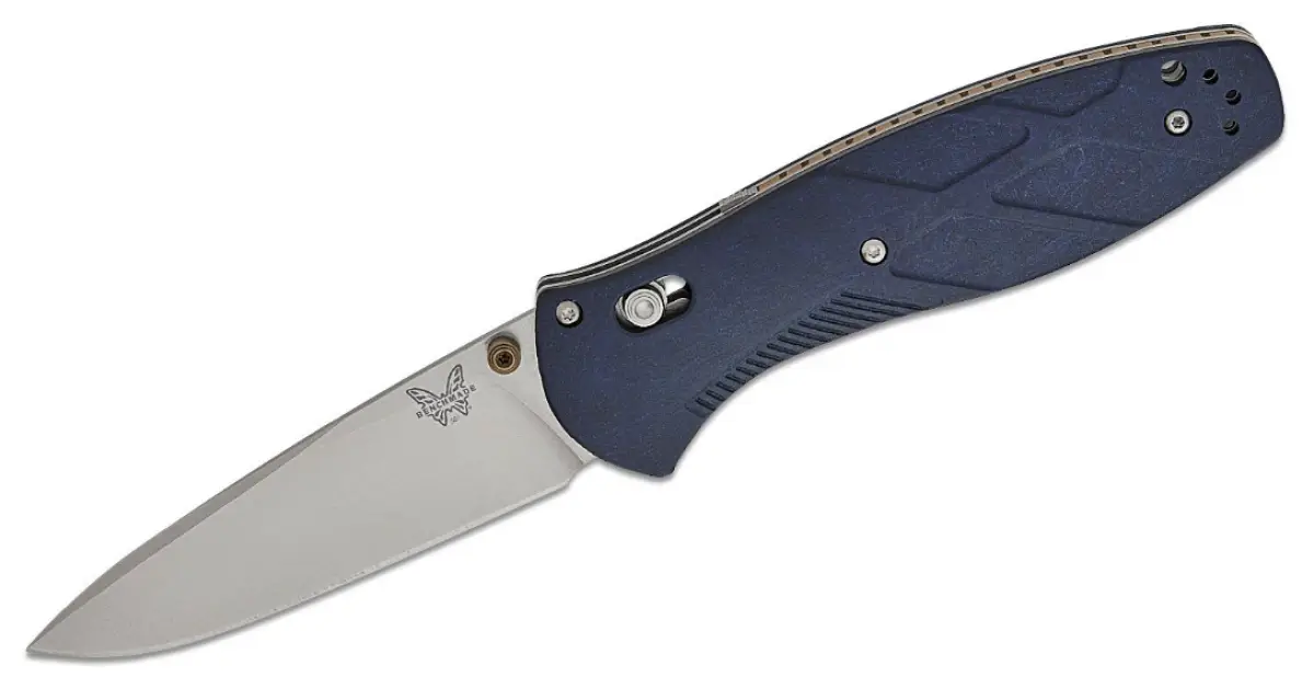 benchmade-581-03-barrage-axis-assisted-s30v-drop-point-blade-blue-canyon-richlite