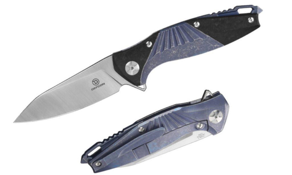 def-con-tf5290-3-mako-manual-folder-3-5-s35vn-satin-finish-drop-point-blade-blue-stonewash-titanium-handle-with-carbon-fiber-inlays-frame-lock