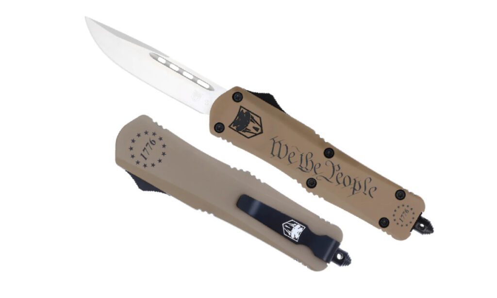 cobratec-mwtpfs-3dns-medium-fs-3-dual-action-otf-3-00-d2-satin-drop-point-blade-cerakote-we-the-people-aluminum-handle-with-glass-breaker