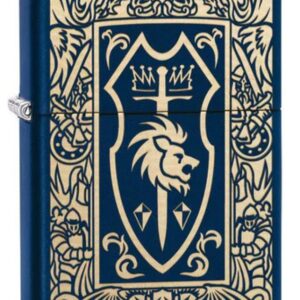 ZIPPO 239CI408308 LION BLUE FACE