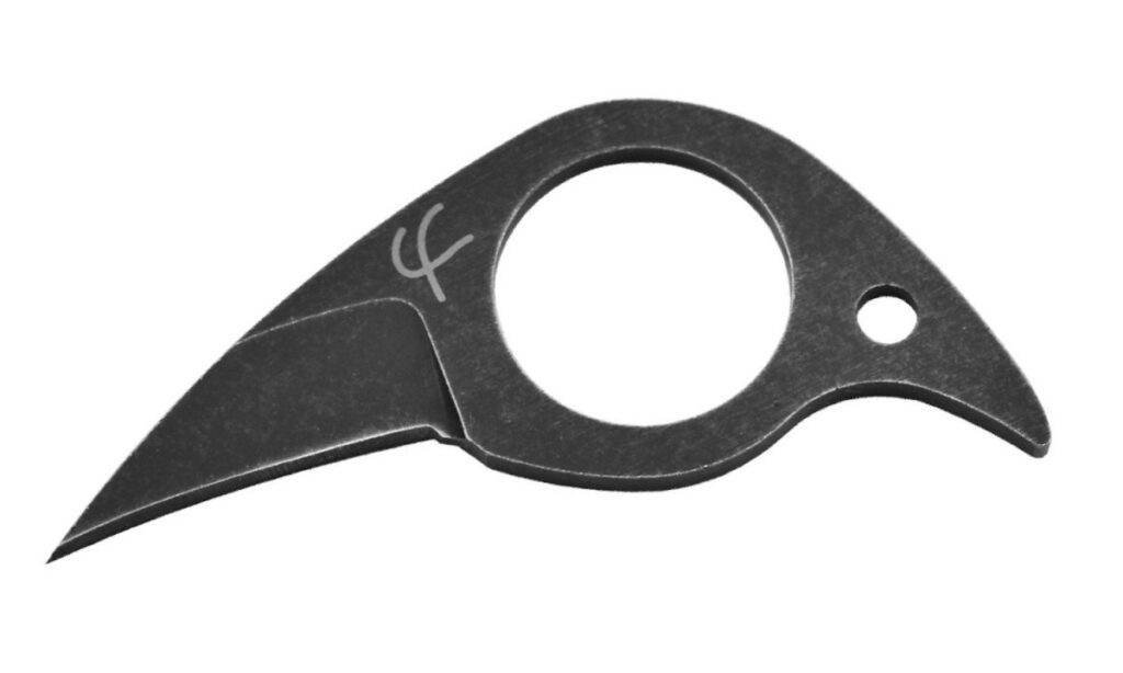 fred-perrin-fp1803-mini-pic-fixed-blade-1-25-440c-dark-stonewashed-hawkbill-blade-skeleton-handle-black-kydex-sheath