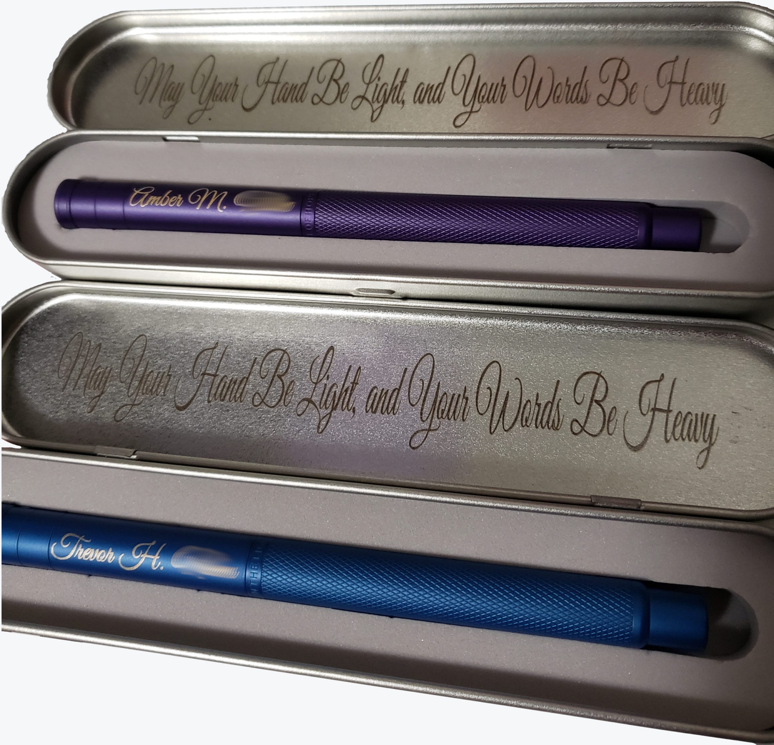 Fountain Pens Last  Names Blurred Out on Purpose